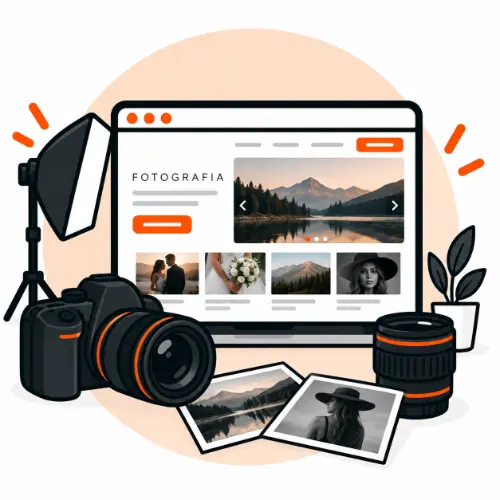 strona internetowa dla fotografa