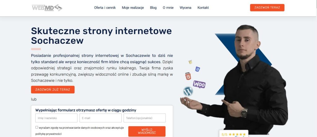 strona glowna - jak rozpoznac typ strony